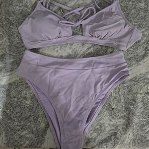 High waist bikini Size large New without tags never worn